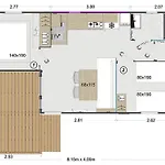 Кемпинг Mobil-home 2 Avec Terrasse Et Salon De Jardin - Api-1-52-448 *